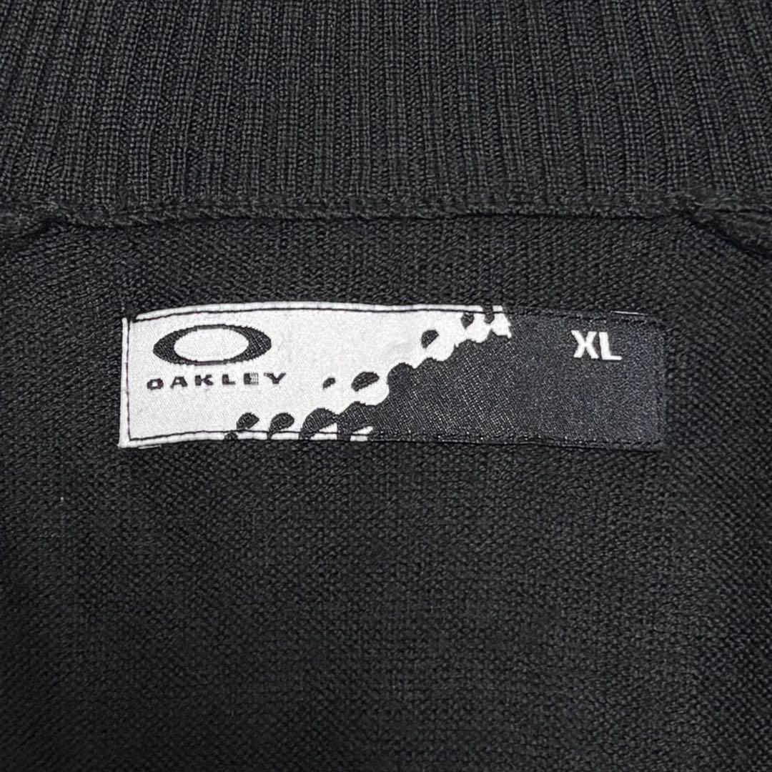 OAKLEY オークリー　メンズ　ゴルフウェア　ナイロン　ブルゾン　黒　XL