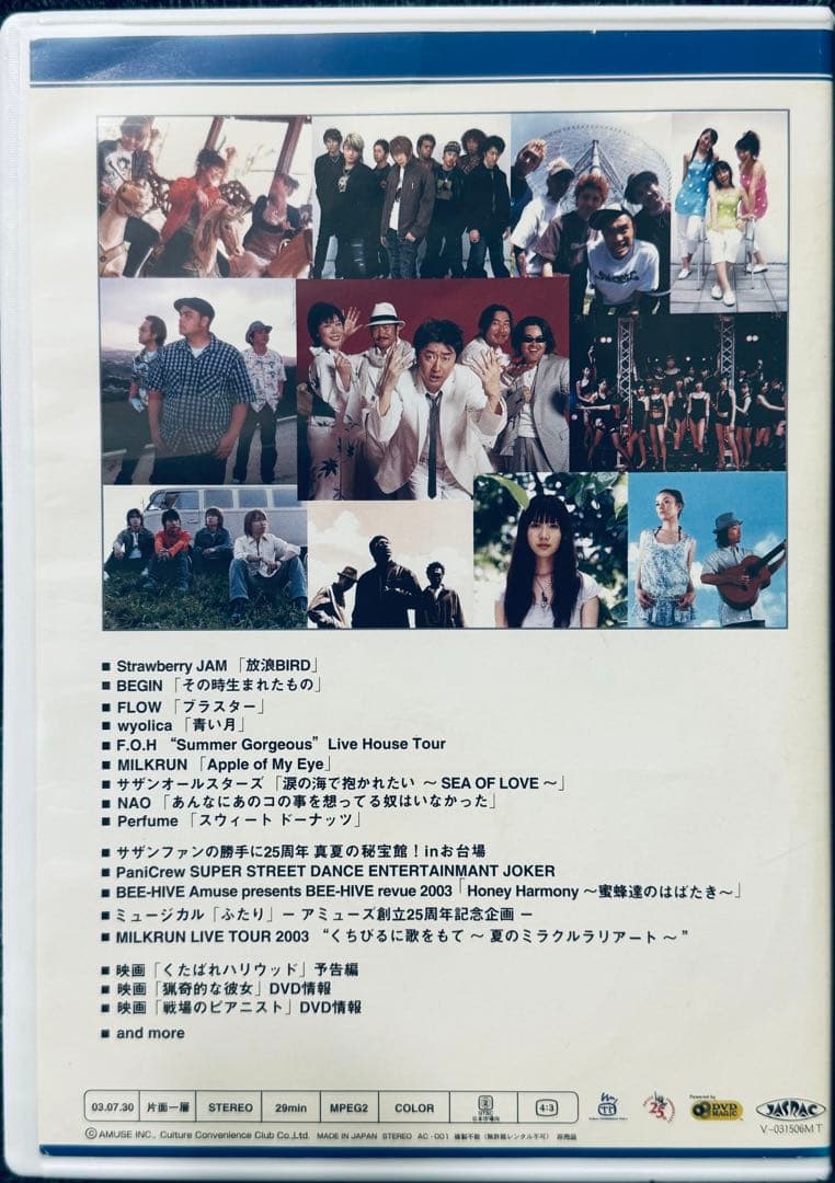 激レア 未発売 サザンオールスターズ 真夏の秘宝館inお台場 アミューズDVD