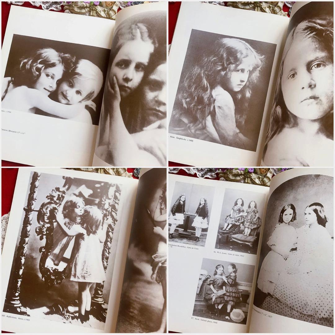 ヴィクトリアン洋書 少女写真集♡アンティークポストカード サラ アリス クロモス