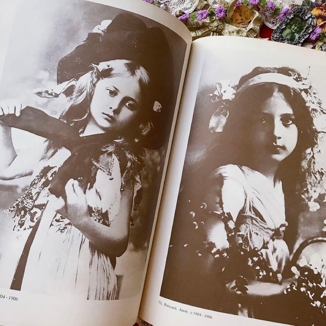 ヴィクトリアン洋書 少女写真集♡アンティークポストカード サラ アリス クロモス