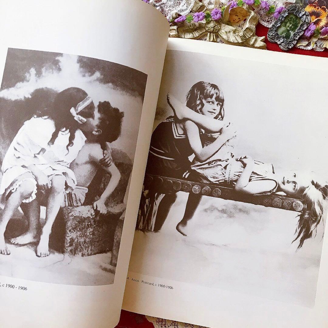 ヴィクトリアン洋書 少女写真集♡アンティークポストカード サラ アリス クロモス
