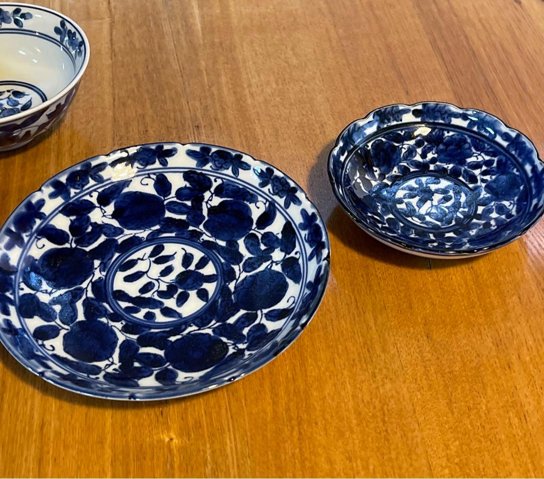 有田焼 一作窯 芙蓉 飯碗 コーヒーカップ&ソーサー 皿4種セット