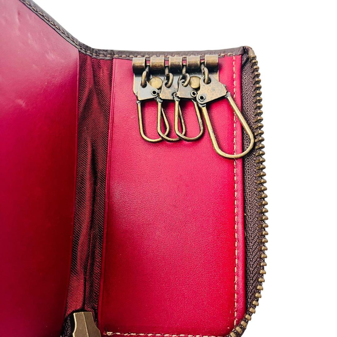 BURBERRY BLUE LABEL キーケース ノバチェック ホースロゴ