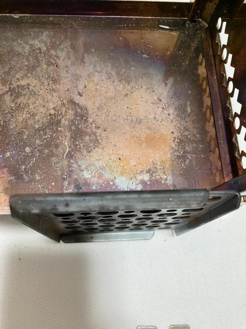 笑's コンパクト焚火グリル　B6君（3点セット+鉄のロストル）