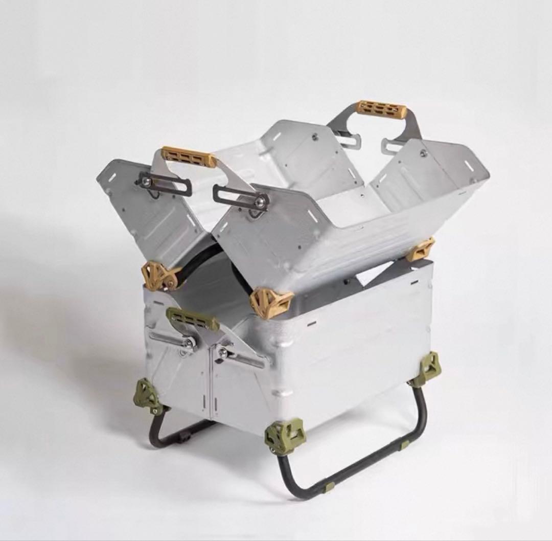 ⭕️1点限り　シェルフコンテナ25 レッグ　カーキ　スノーピーク peak