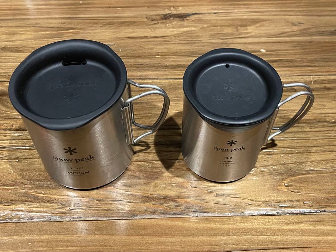  peak 真空ステンレスマグカップ 450ml 300ml セット