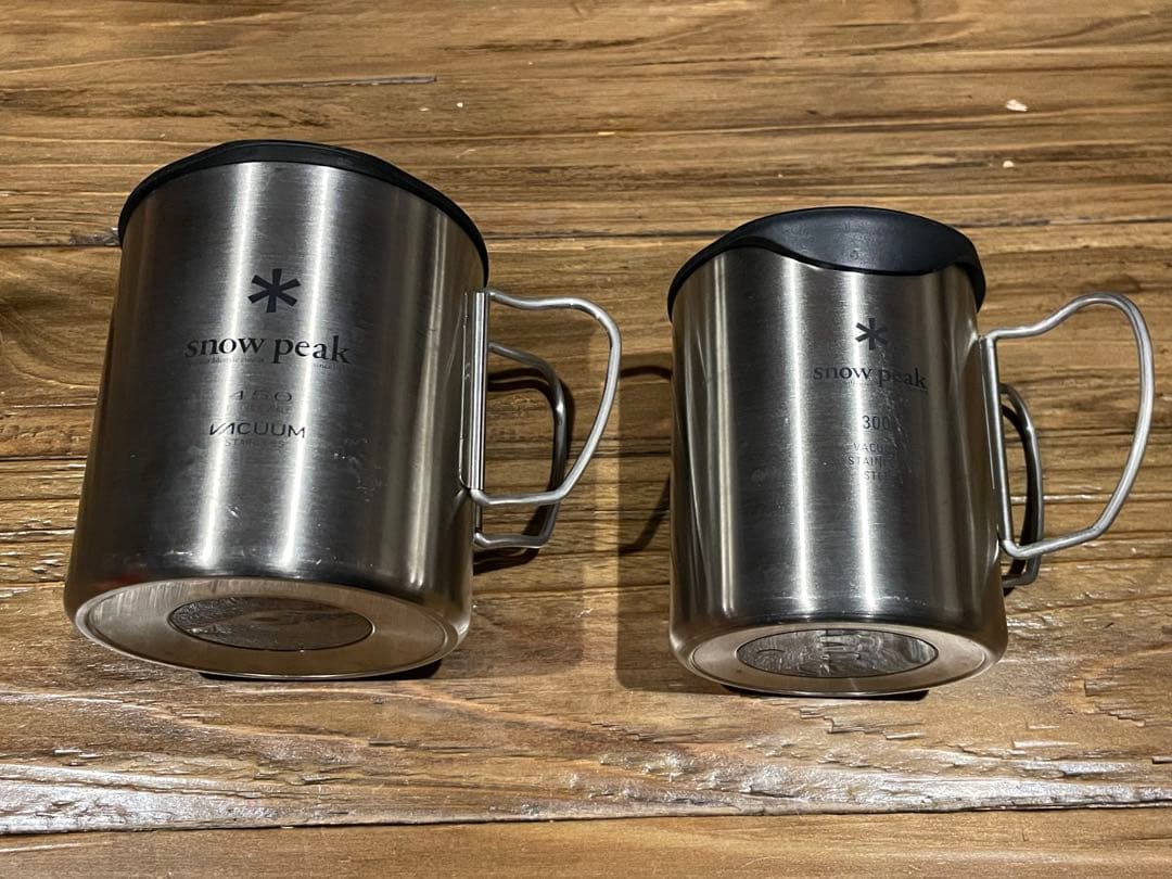  peak 真空ステンレスマグカップ 450ml 300ml セット