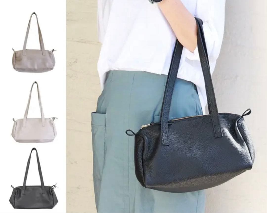 ことこと様　マリンデイ MARINEDAY シュリンクカウレザー ボストンバッグ