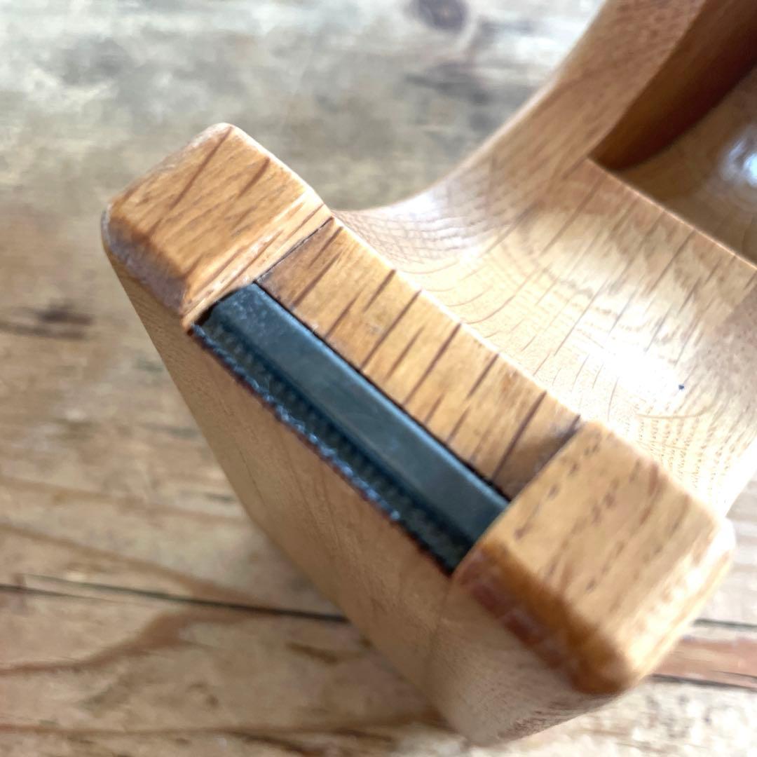 オークヴィレッジ 木製 テープカッター ナチュラル