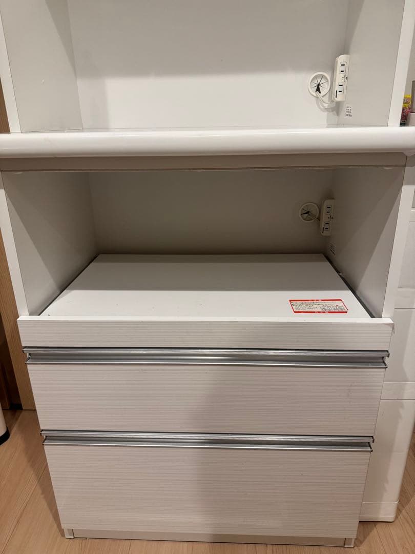 大川家具 キッチンカウンター ホワイト