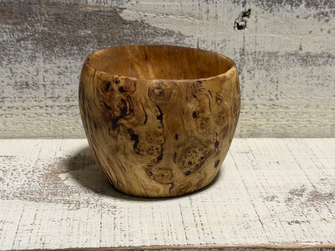 Sunswood YUNOMI birchburl 白樺瘤　手彫り