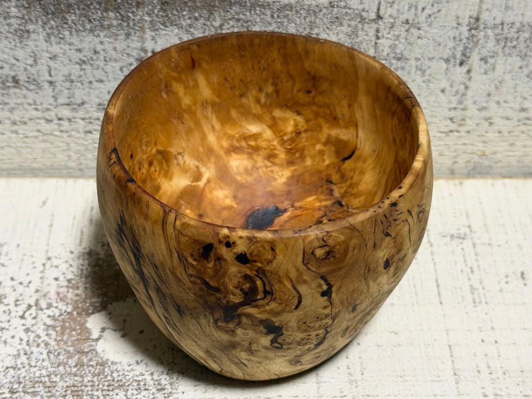 Sunswood YUNOMI birchburl 白樺瘤　手彫り