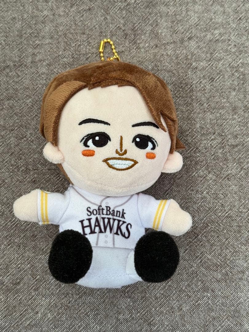 SoftBank Hawks 周東佑京選手　ぬいぐるみキーホルダー