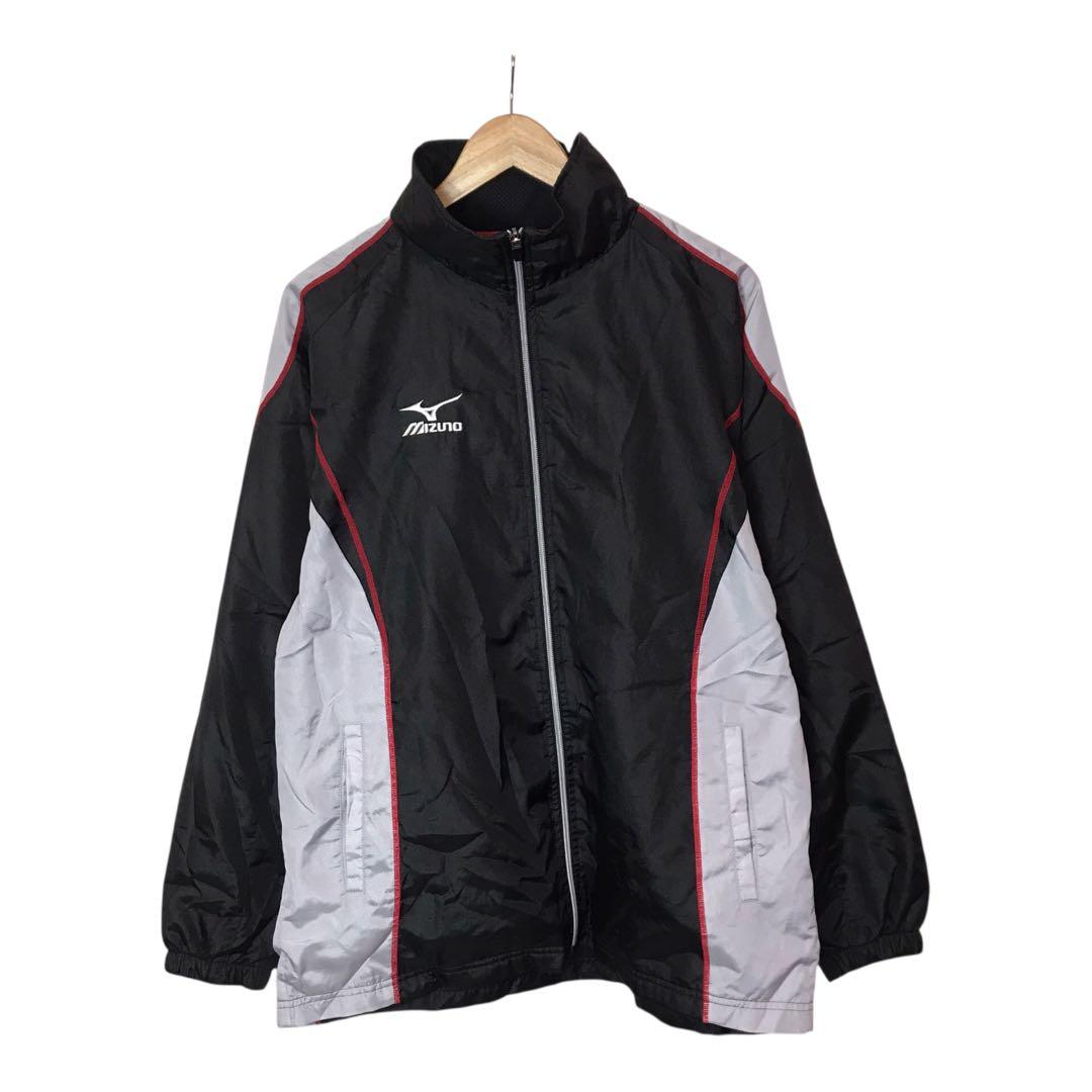 ミズノ　上下セットアップ　ウィンドブレーカー　刺繍　ビッグサイズ　中綿　L