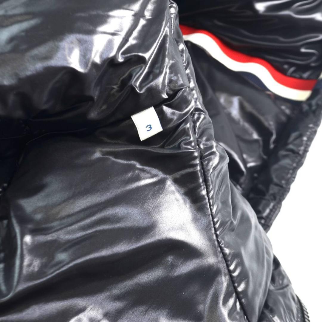 H.OY MONCLER モンクレール 3 ブラック ダウンベスト