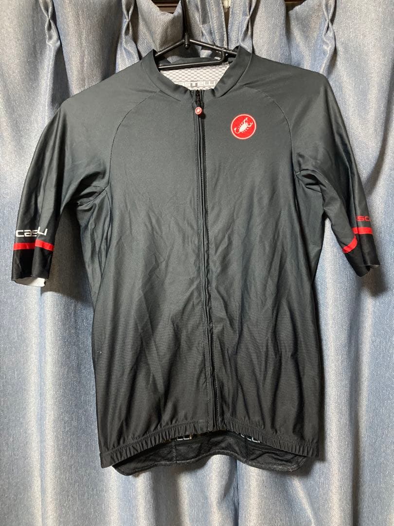 CASTELLI ROSSO CORSA サイクルジャージ 上下　黒