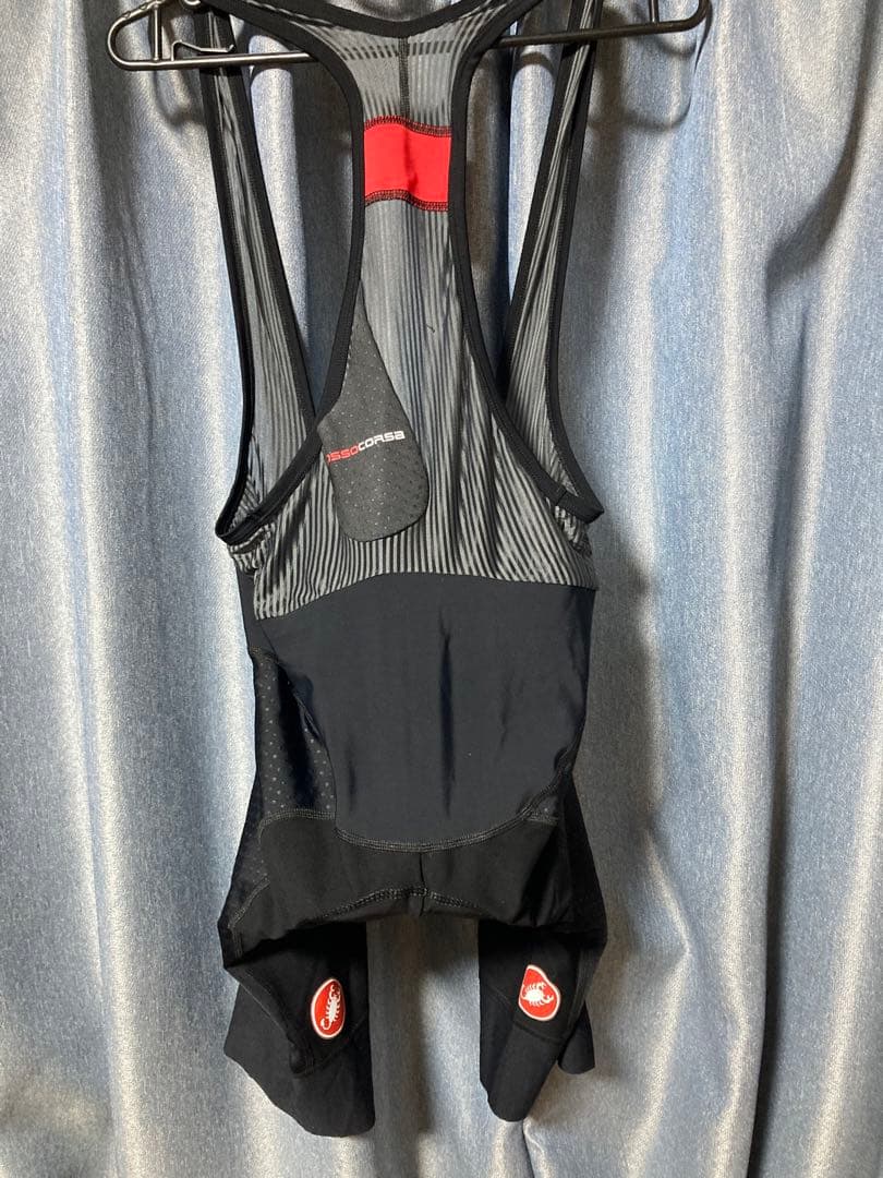 CASTELLI ROSSO CORSA サイクルジャージ 上下　黒