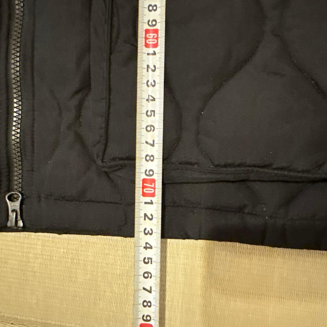 TAION ミリタリー リブハイネックWジップ ダウンベスト　サイズXXL