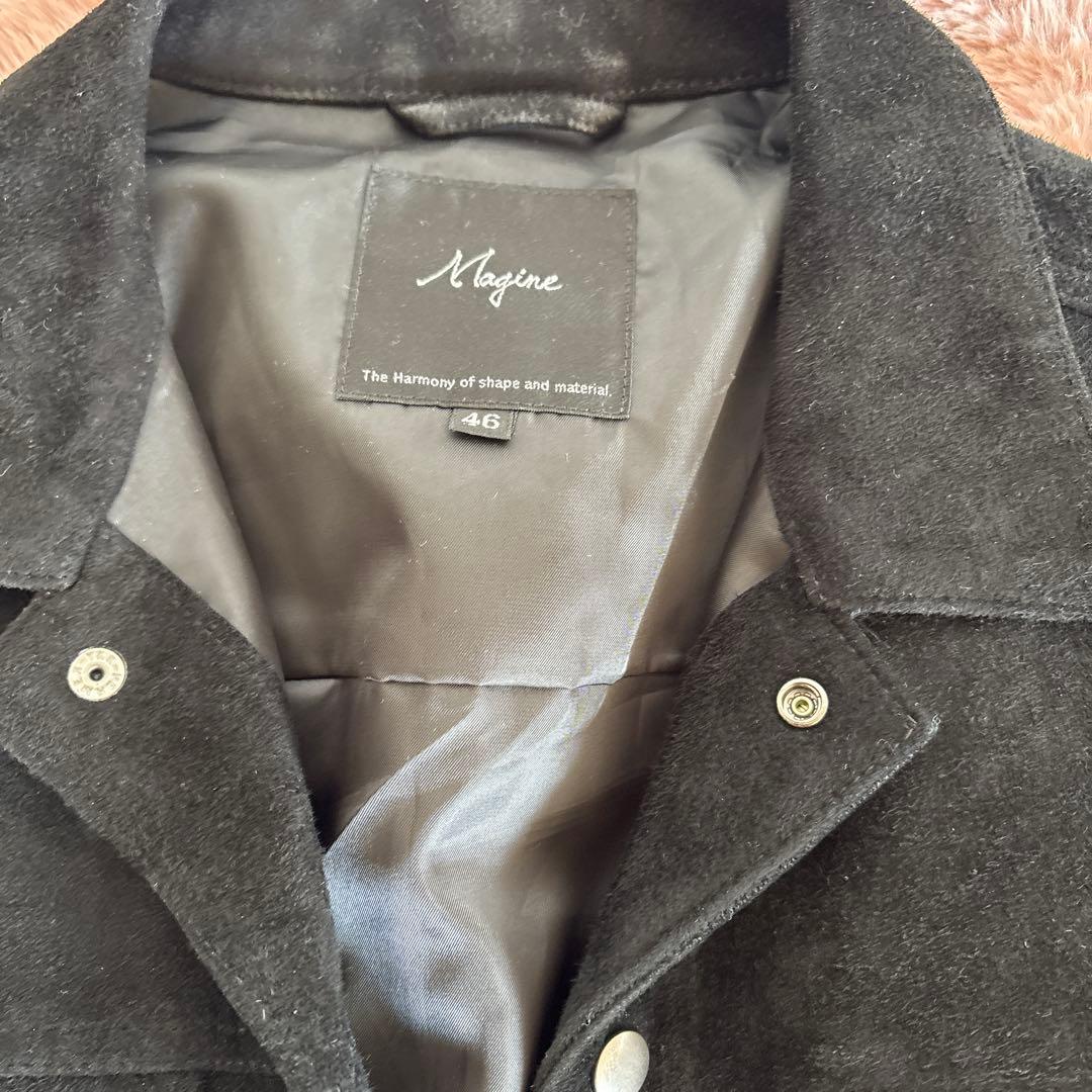 ★美品★山羊革ジャン　スェード　46