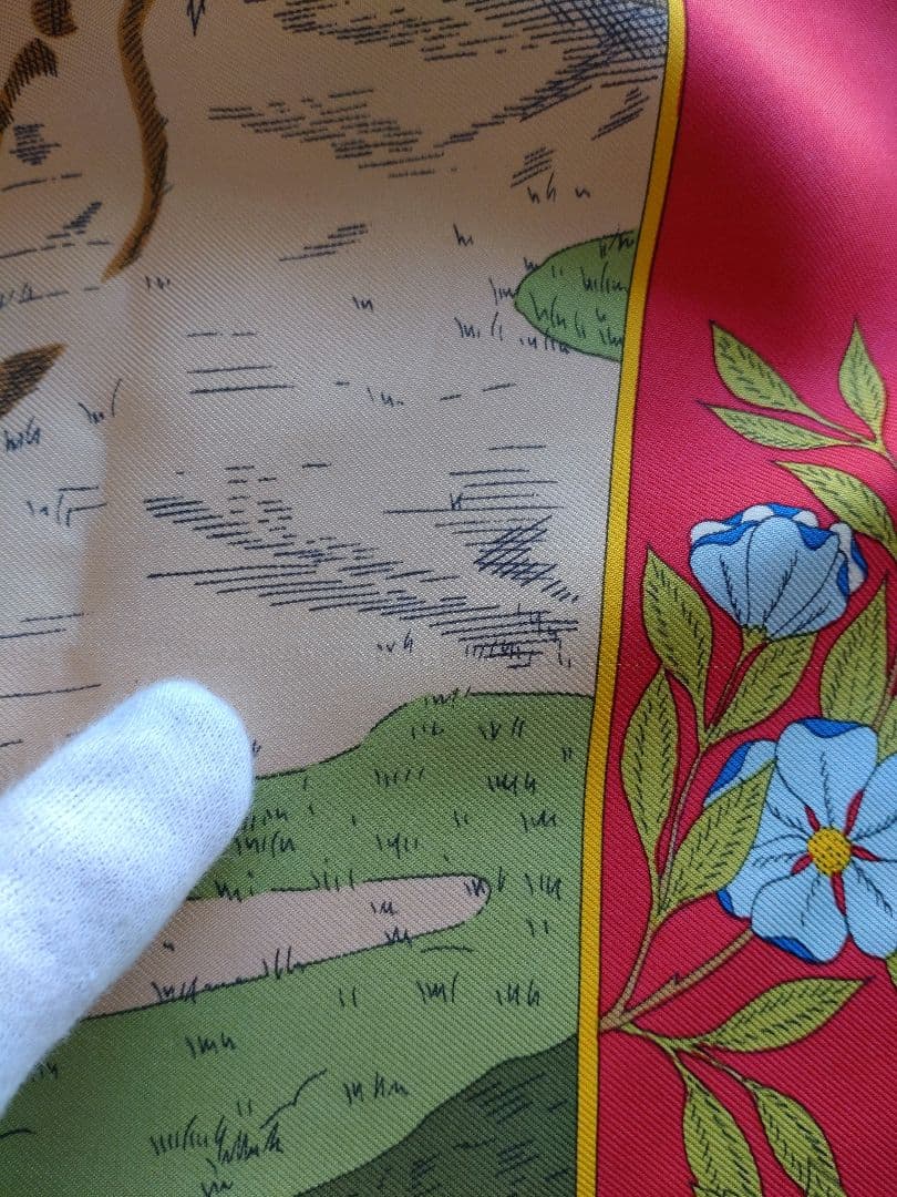 エルメス HERMES カレフランス伝統衣装スカーフ