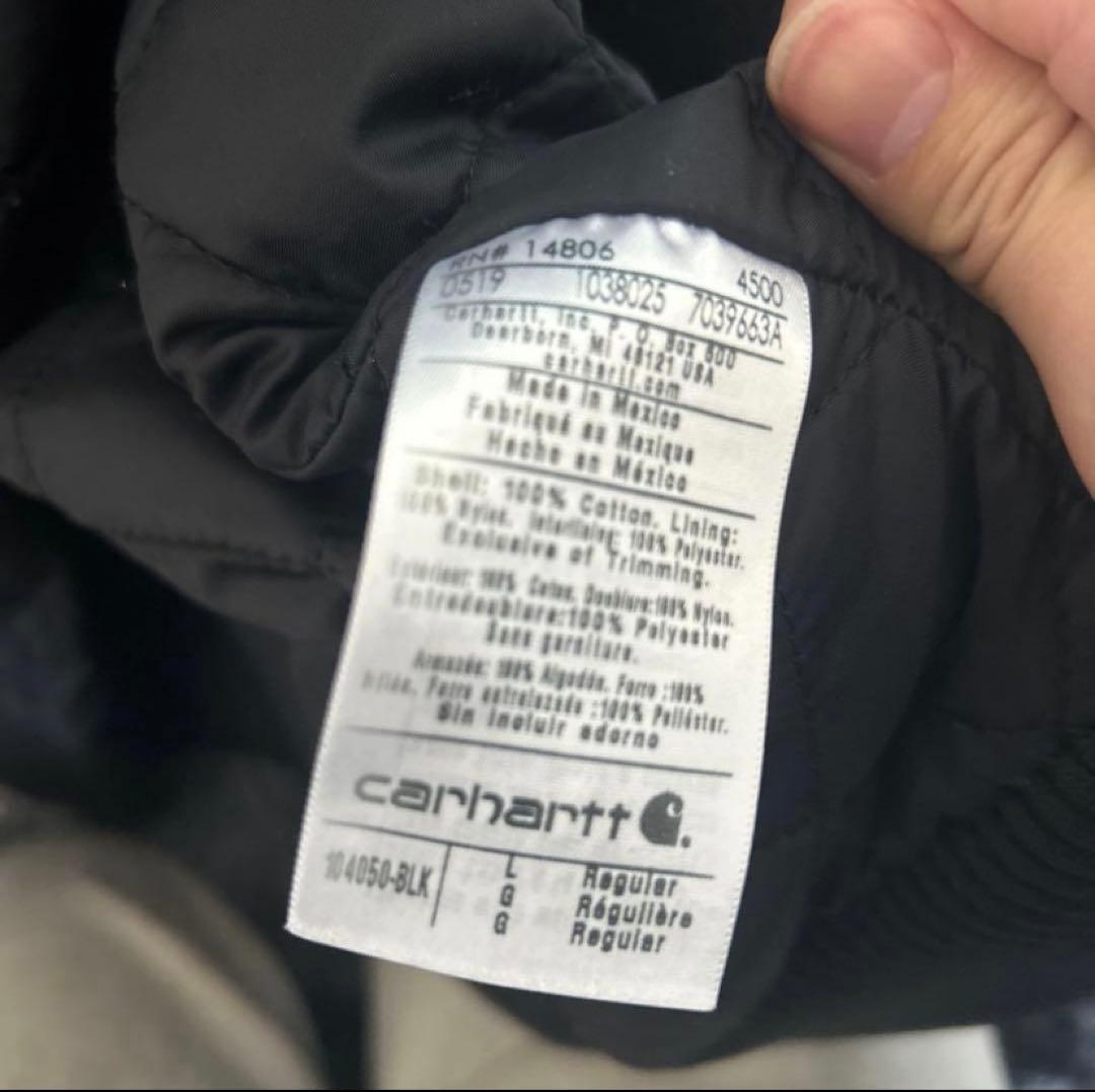 【美品】Carhartt カーハート アクティブジャケット ブラック