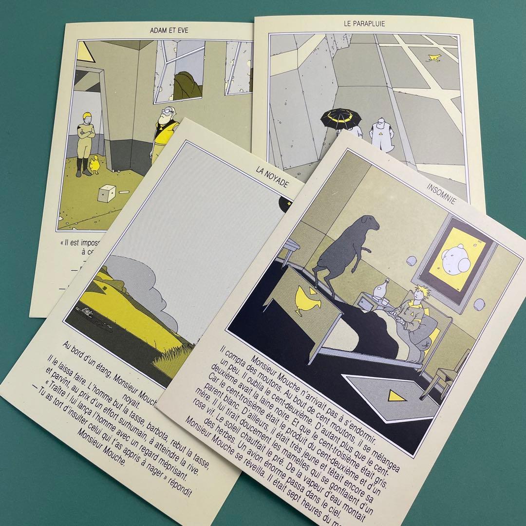 Moebius メビウス Jean Giraud 直筆サイン入り　ポストカード