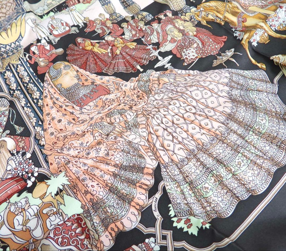 エルメス◇カレ90/スカーフ/マハラジャ/シルク/希少品