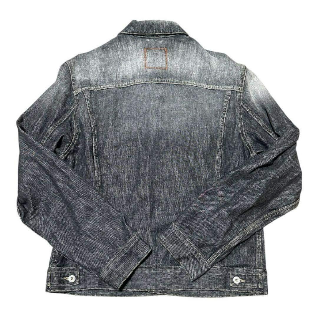 【極希少・イタリア製】ヒューゴボス デニムジャケット オレンジタグ48 L相当