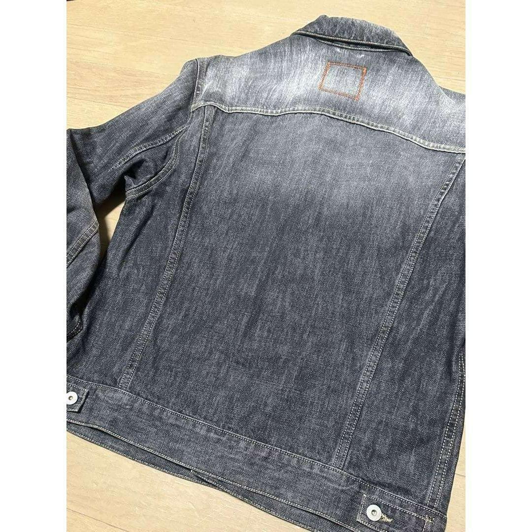 【極希少・イタリア製】ヒューゴボス デニムジャケット オレンジタグ48 L相当