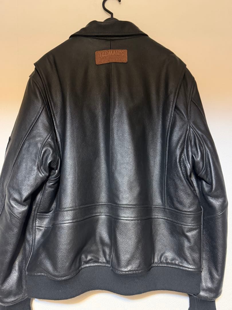 TEDMAN'S （テッドマン）パッチ付きレザー（Aー2フライトジャケット）