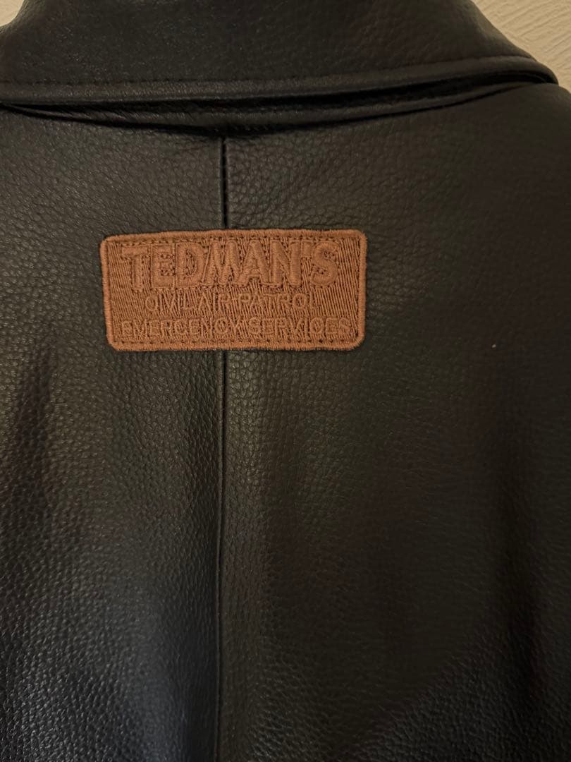 TEDMAN'S （テッドマン）パッチ付きレザー（Aー2フライトジャケット）