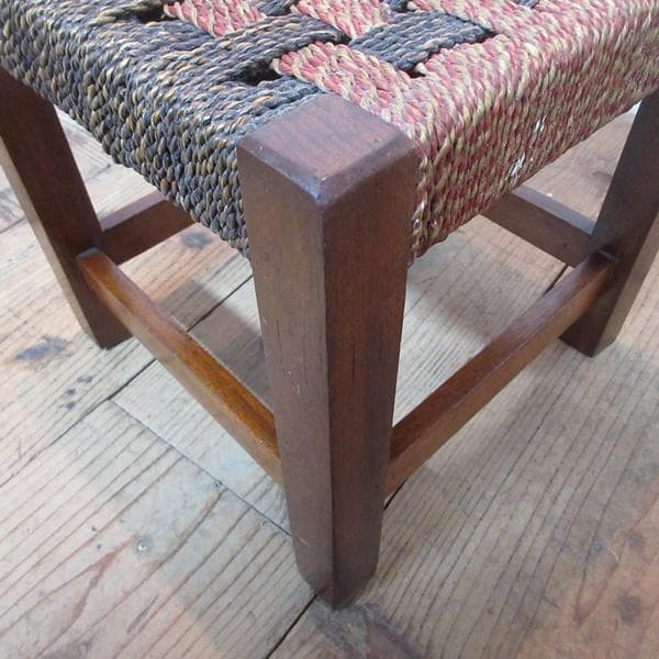 イギリス アンティーク 家具 スツール 花台 イス 格子 4606e