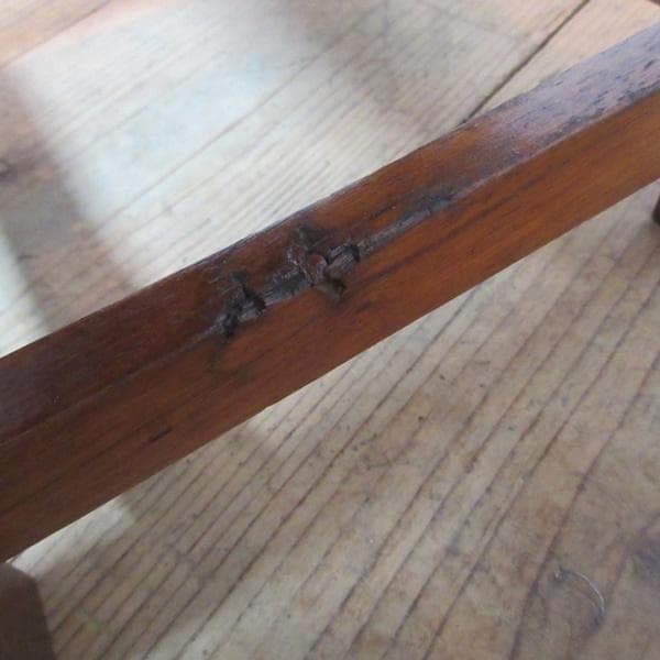 イギリス アンティーク 家具 スツール 花台 イス 格子 4606e