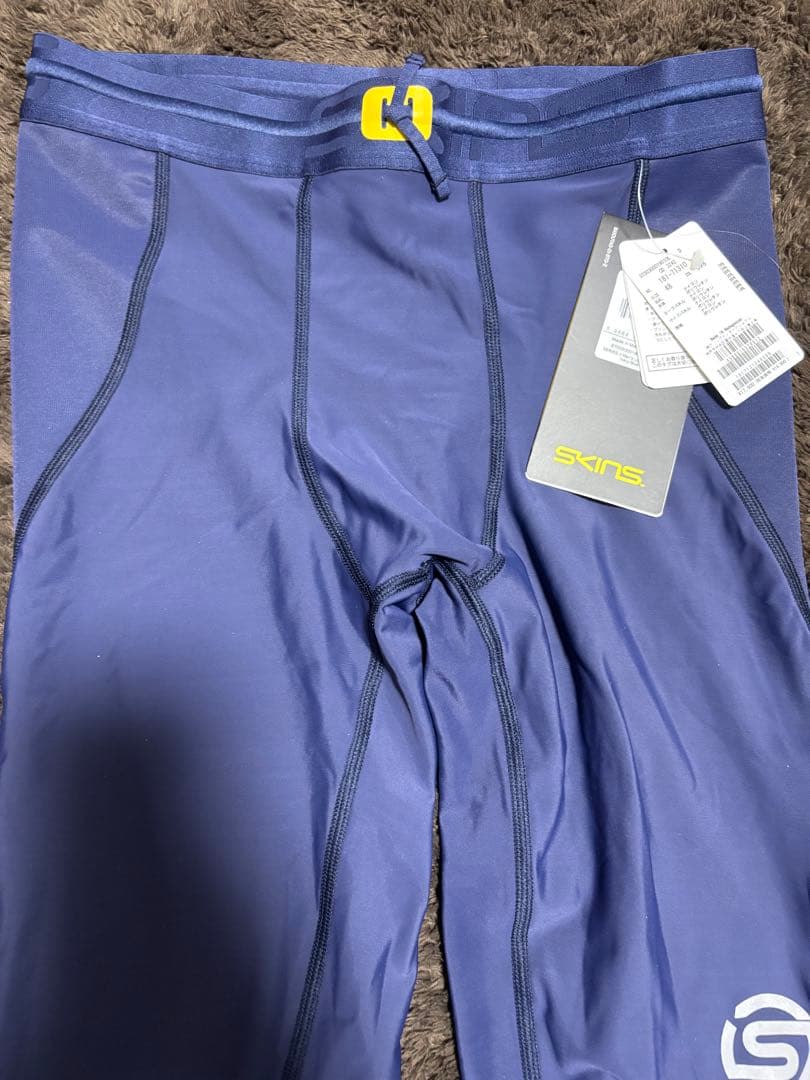 新品未使用 即発送 SKINS ネイビー タイツ　コンプレッションタイツ