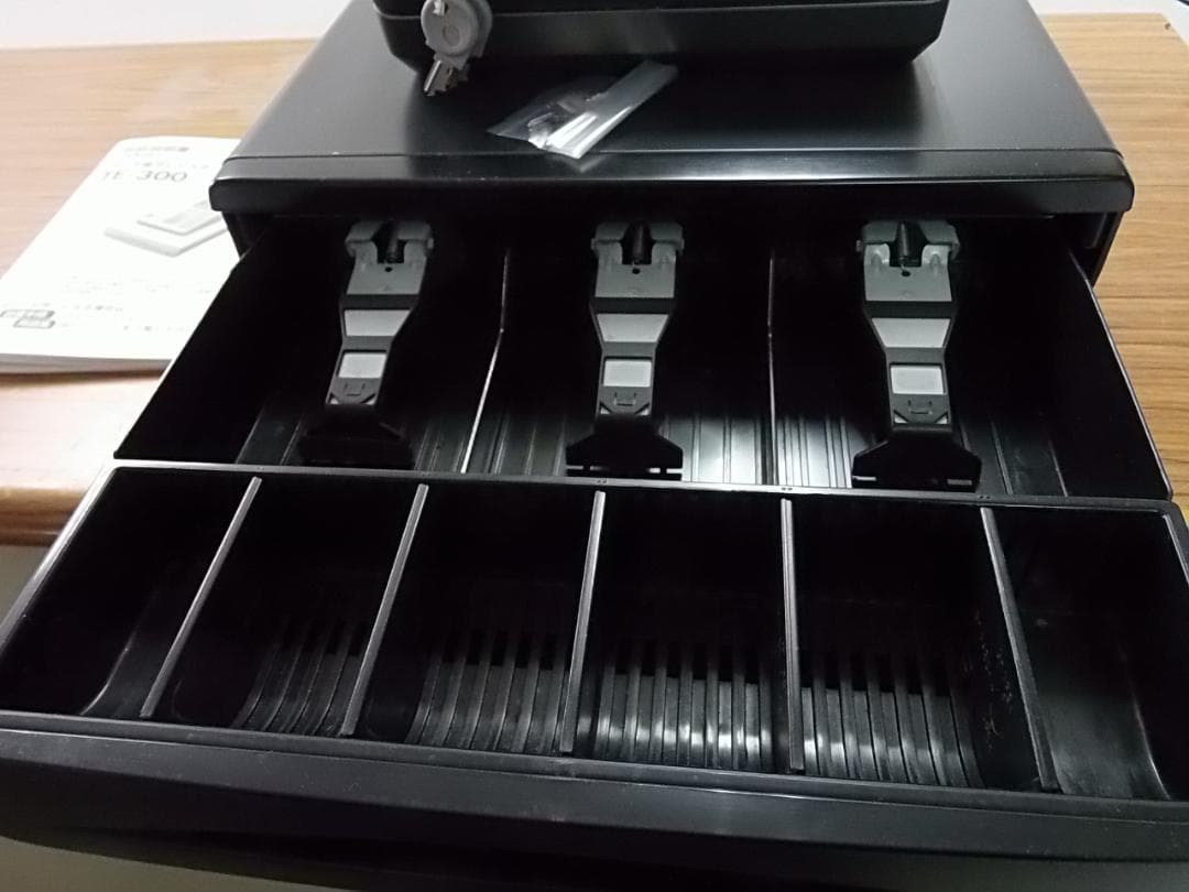 人気の黒1227店名設定無料カシオ１０部門TE-300 インボイスレジスター