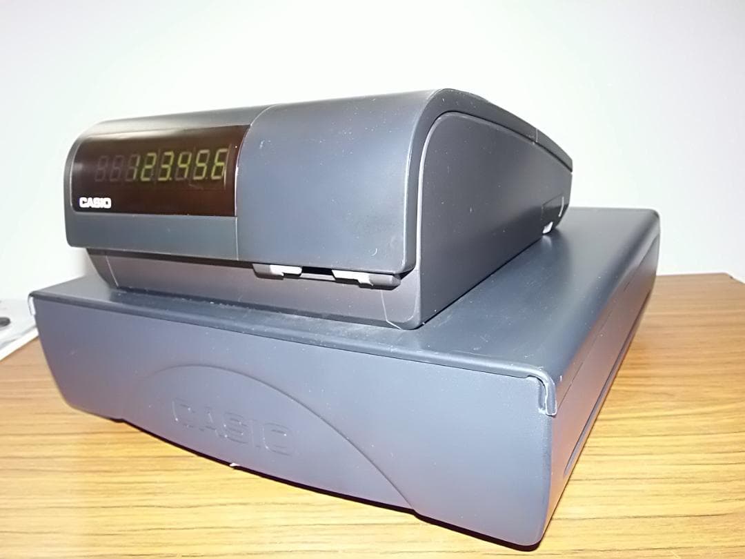 人気の黒1227店名設定無料カシオ１０部門TE-300 インボイスレジスター