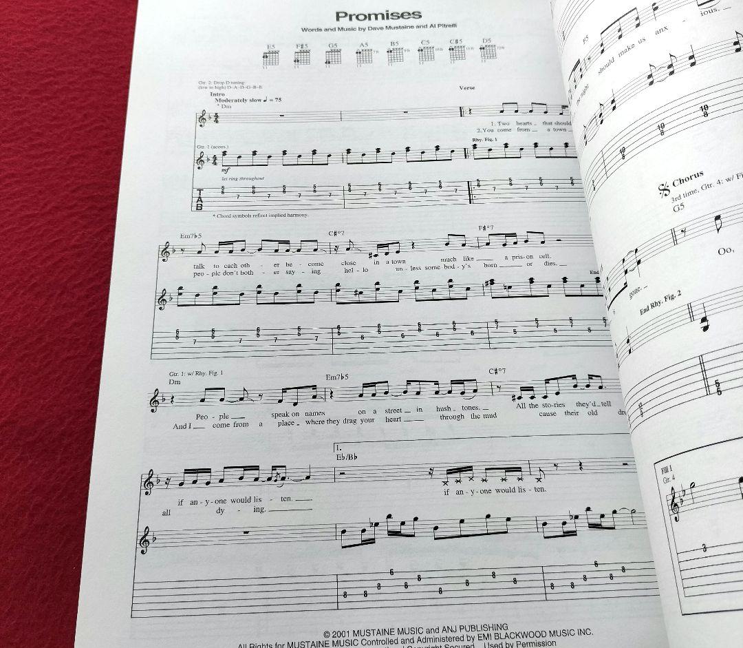 Megadeth The World Needs a Hero 楽譜 英語版