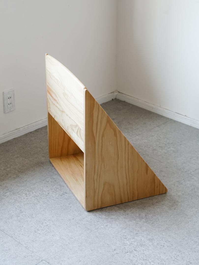 ヴィンテージ 木製シェルフ/マガジンラック 北欧モダン