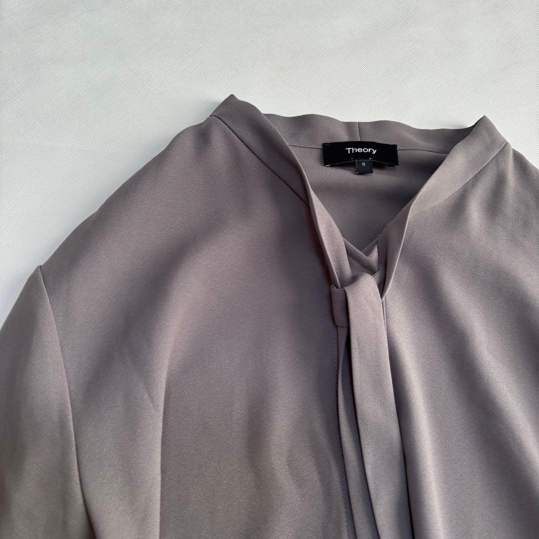 セオリー　Theory ブラウス Prime GGT Tie Blouse
