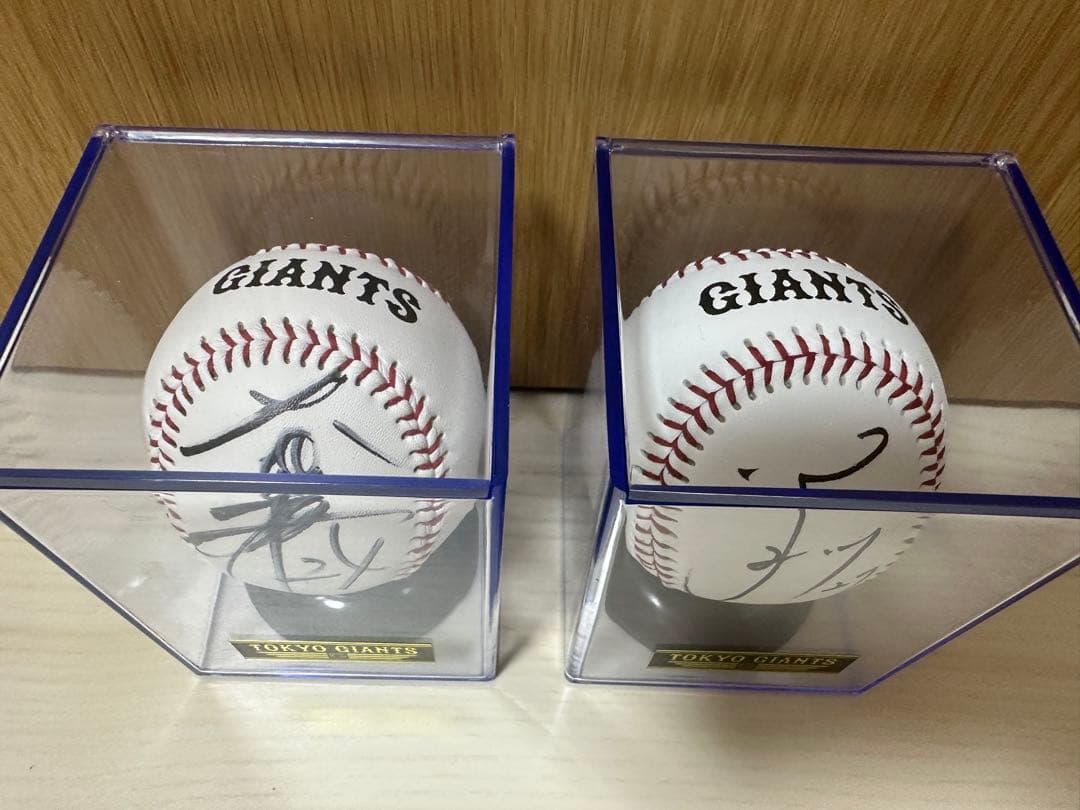 最新！ヒーロー！ジャイアンツW捕手　投げ入れサインボール
