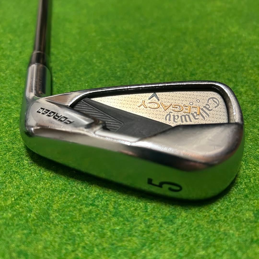 【美品】キャロウェイLEGACY Vアイアンセット　A〜5番　7本　ZELOS7