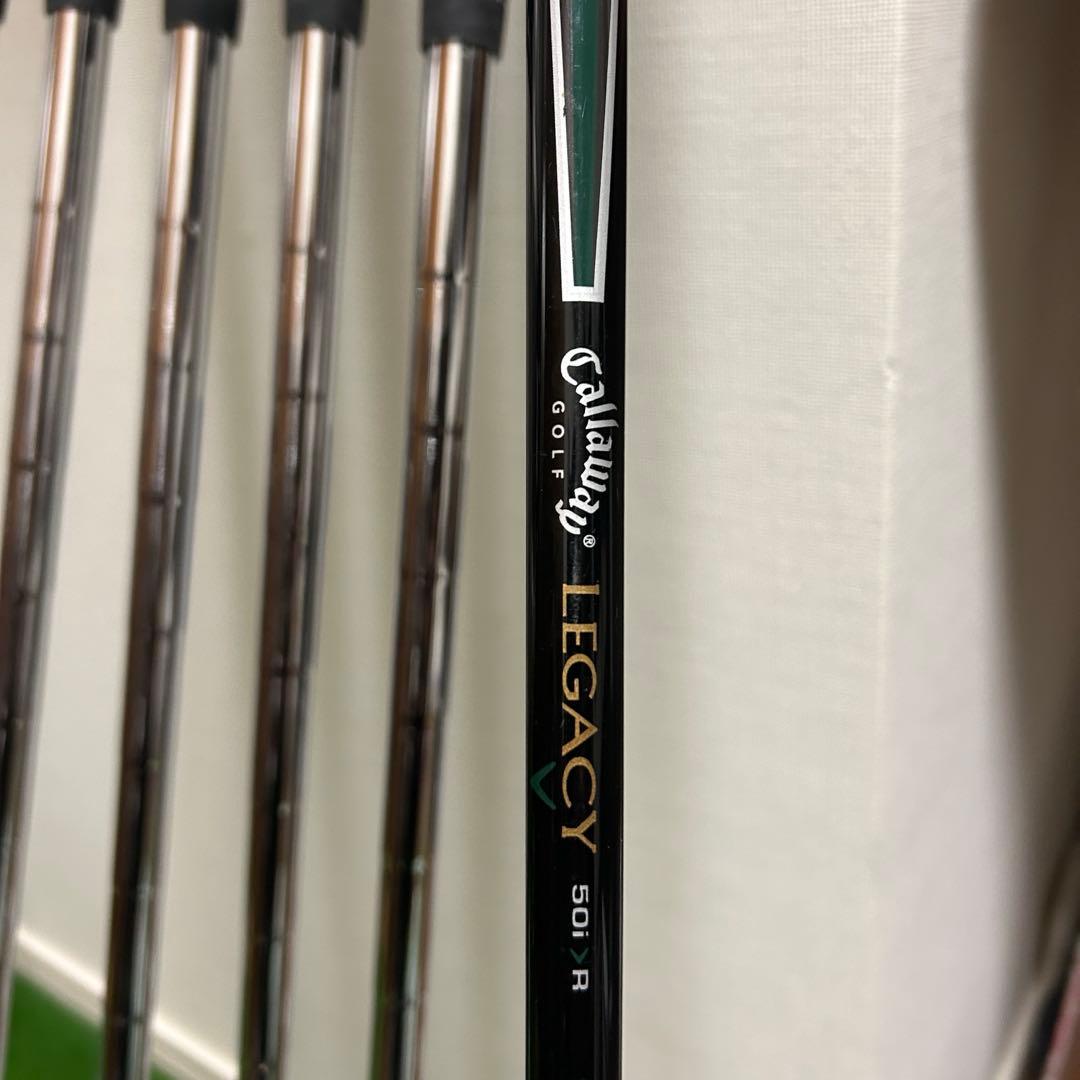 【美品】キャロウェイLEGACY Vアイアンセット　A〜5番　7本　ZELOS7