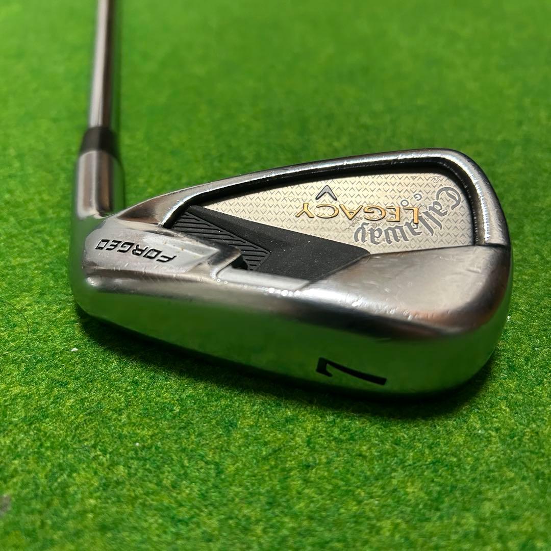 【美品】キャロウェイLEGACY Vアイアンセット　A〜5番　7本　ZELOS7
