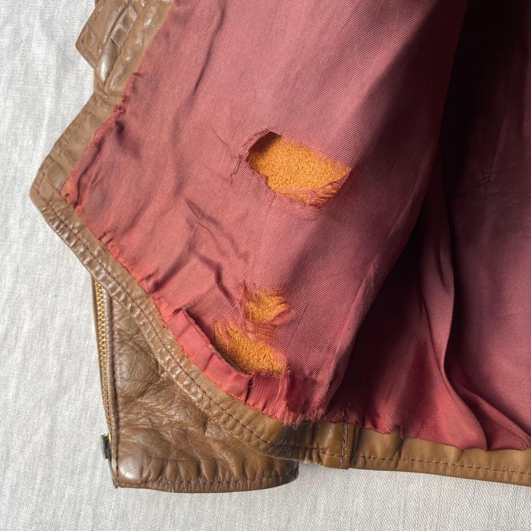 70's AMF Harley Davidson レザーライダースジャケット