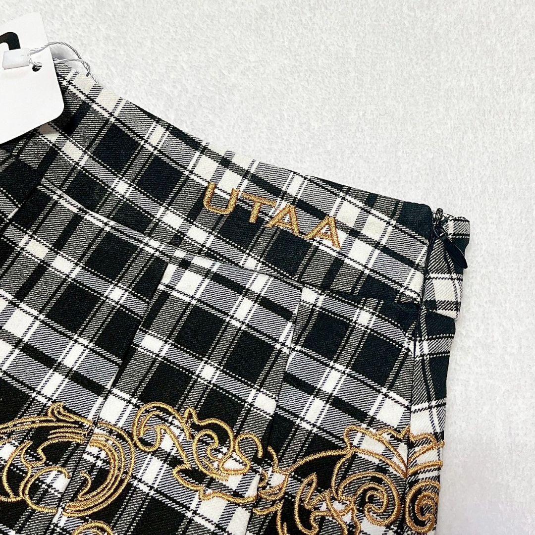 新品　UTAA　ユタ　ゴルフ　チェックスカート　Ｓ