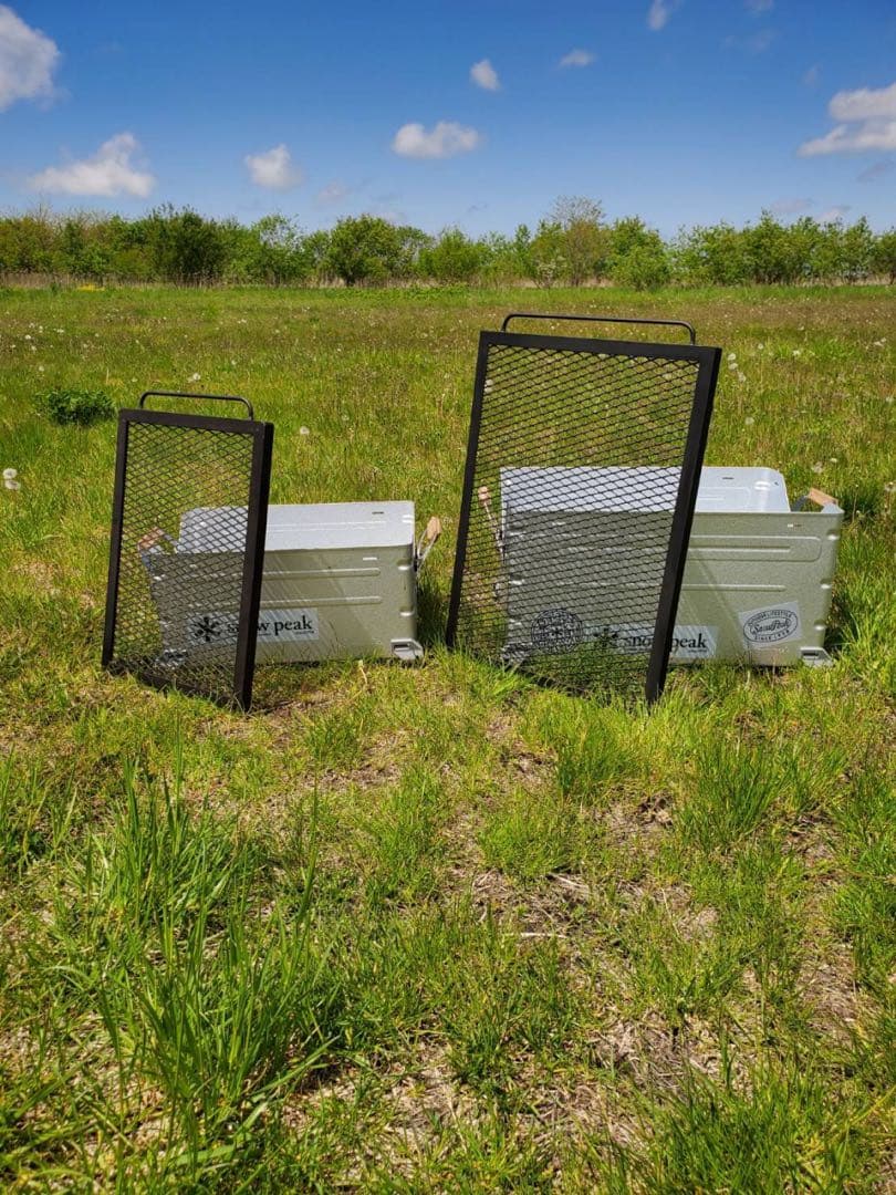 スノーピーク　シェルフコンテナ25　専用天板　耐熱！エキスパンドメタル製♪