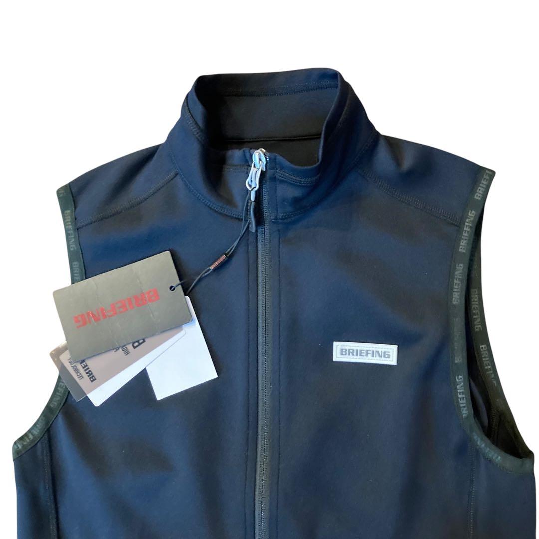 BRIEFING 3Dロゴ　ベスト　ブラックS