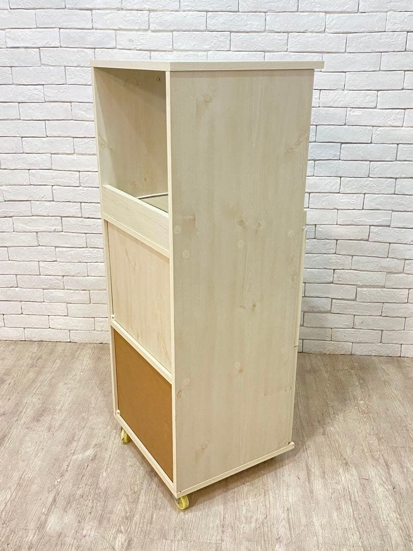 【わたあめ】定価4万円　食器棚 レンジ台 ラック キッチン 棚