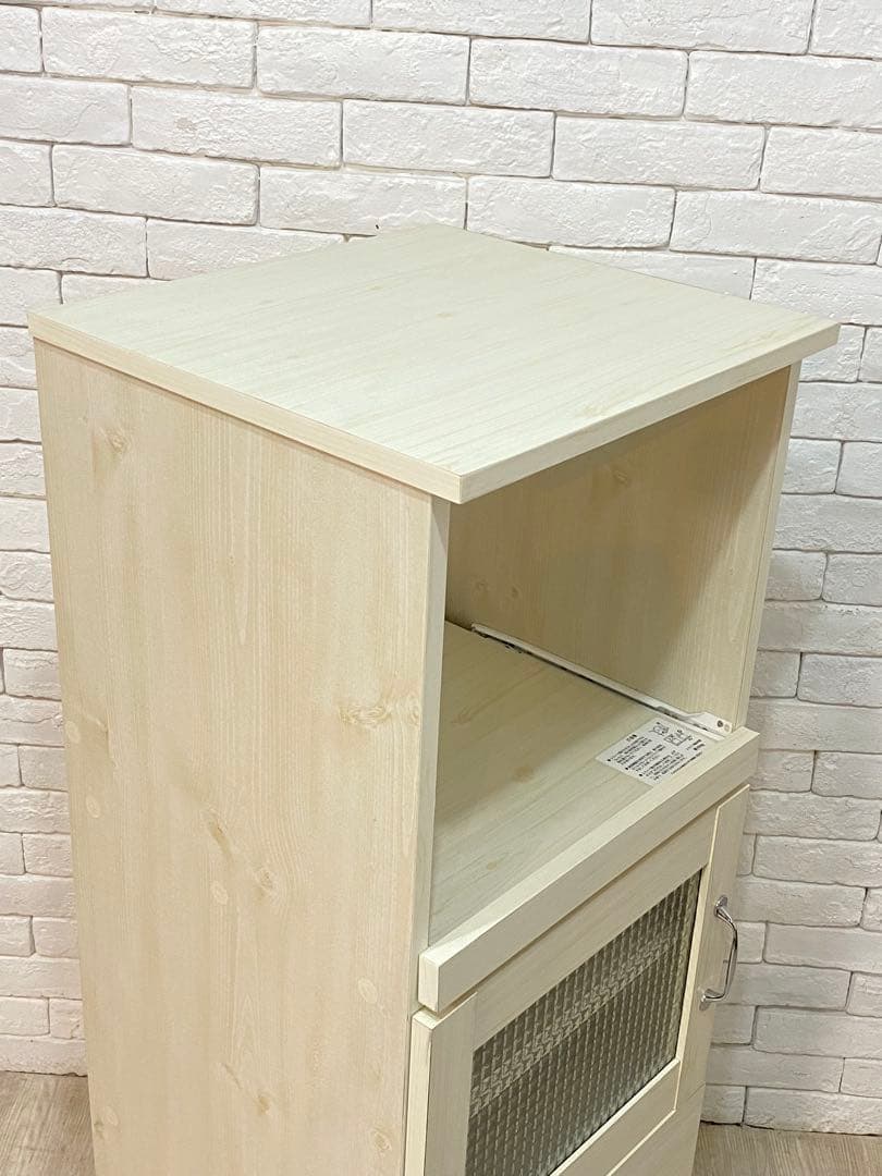 【わたあめ】定価4万円　食器棚 レンジ台 ラック キッチン 棚