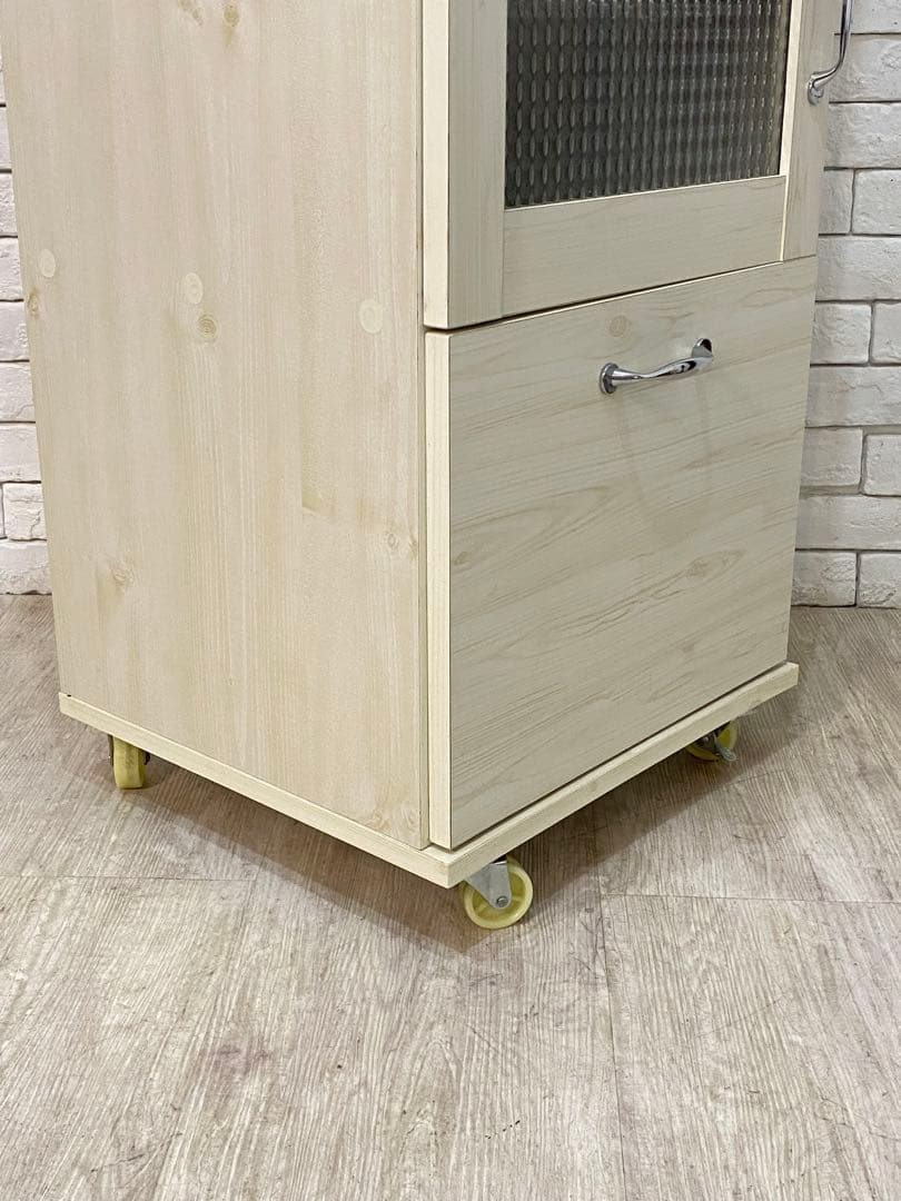 【わたあめ】定価4万円　食器棚 レンジ台 ラック キッチン 棚